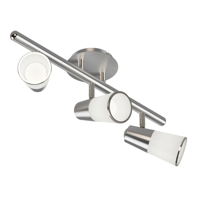 SISTEMA ECO + 3 LUCES CROMO - LIVING - FB Iluminación