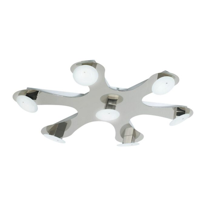 PLAFON DRON 7 LUCES CROMO - LIVING - FB Iluminación