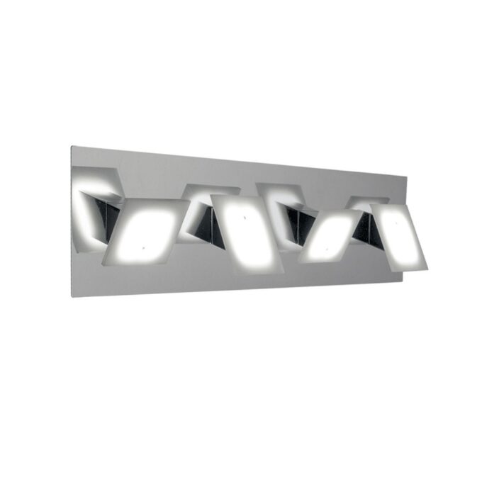 APLIQUE WIT 4 LUCES CROMO, NEGRO, BEIGE O BLANCO - LIVING - FB Iluminación