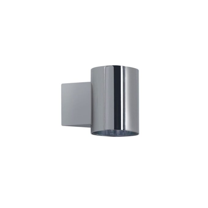 APLIQUE DIFUSOR NEO 1 LUZ ACERO - LIVING - FB Iluminación