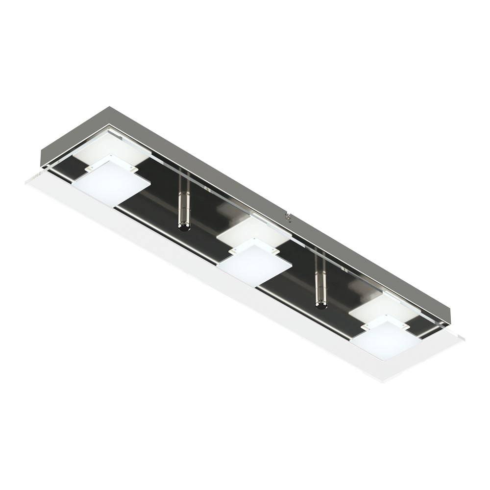 APLIQUE BATTI 3 LUCES ACERO O COBRE - LIVING - FB Iluminación