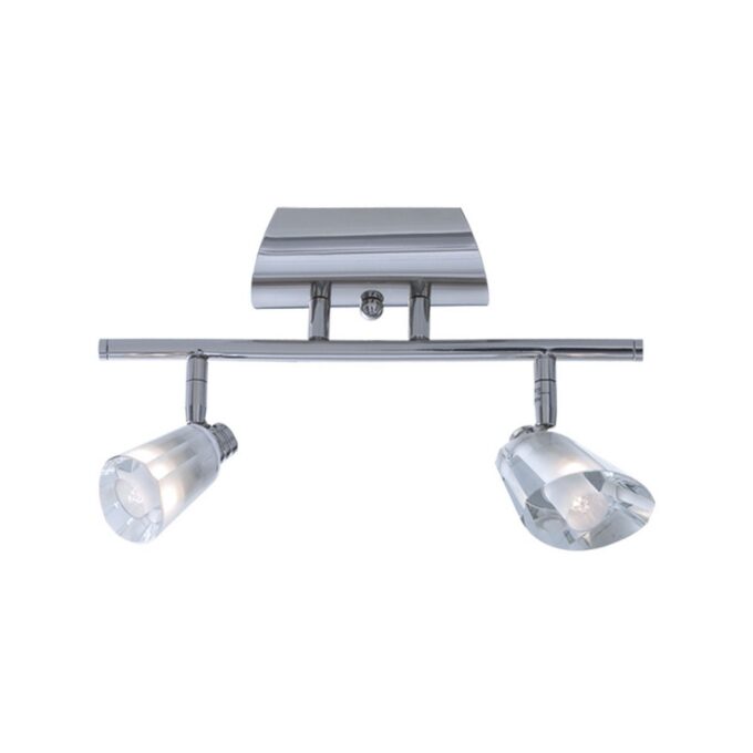 SISTEMA LIBRA 2 LUCES CROMO - COMEDOR - FB Iluminación