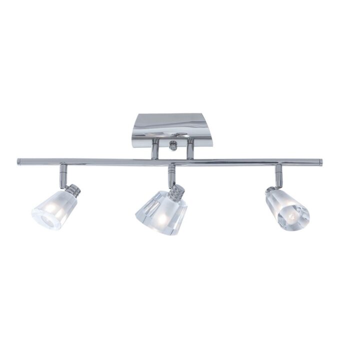 SISTEMA LIBRA 3 LUCES CROMO - COMEDOR - FB Iluminación