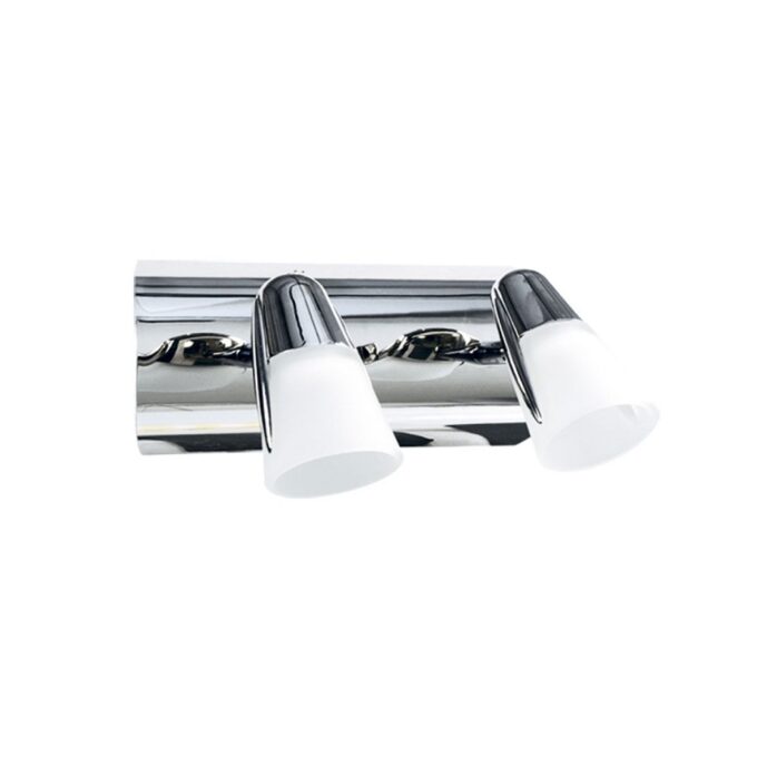 APLIQUE AERO II 2 LUCES CROMO - TOILETTE - FB Iluminación