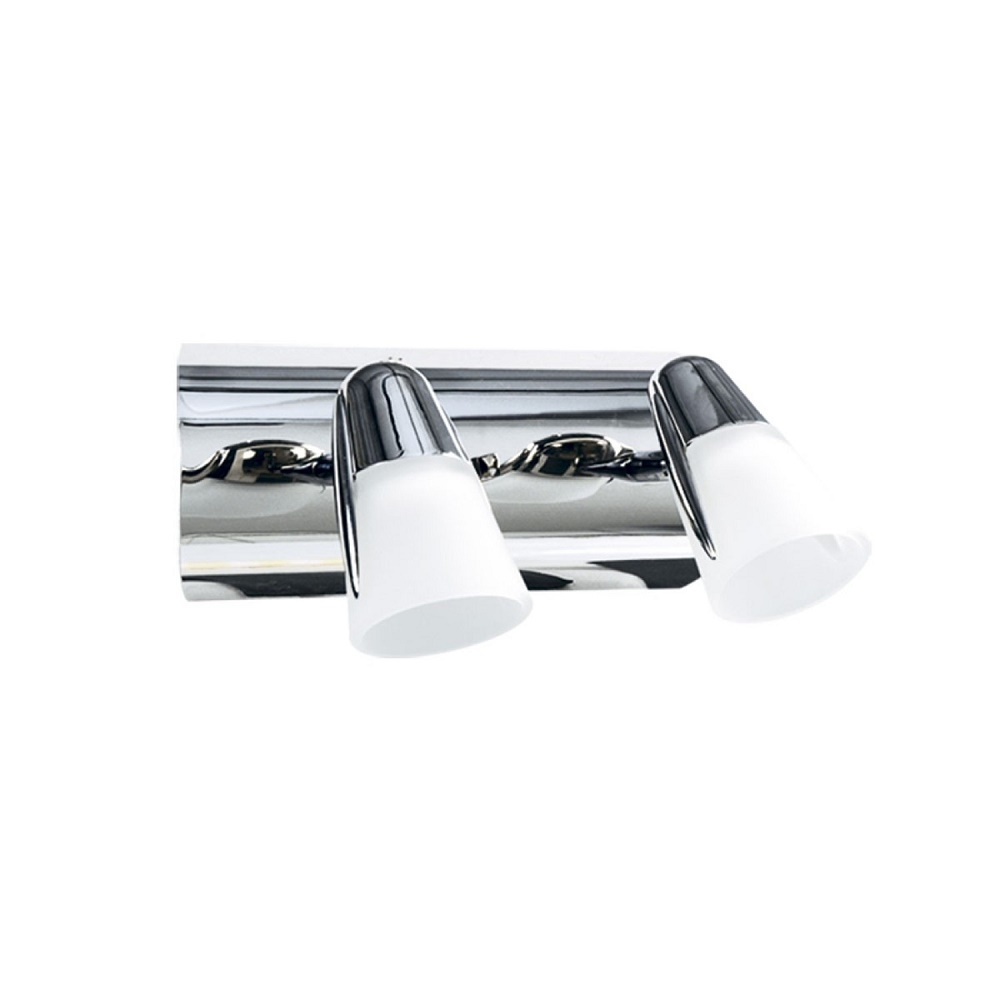 APLIQUE AERO II 2 LUCES CROMO - TOILETTE - FB Iluminación