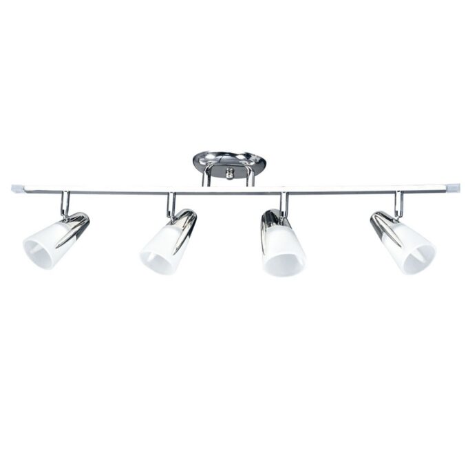 SISTEMA AERO II 4 LUCES CROMO - COCINA - FB Iluminación