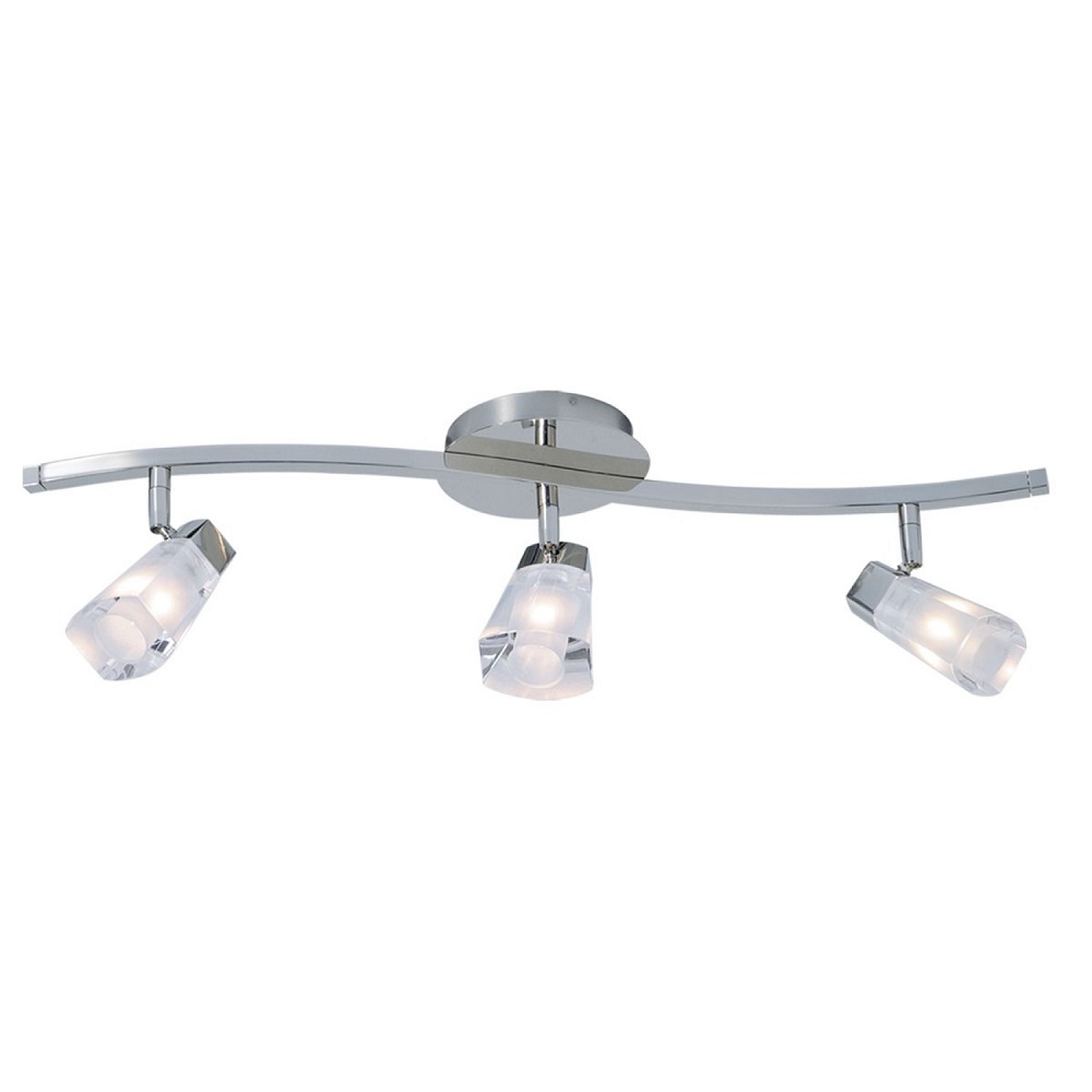 SISTEMA VIRGO 3 LUCES CROMO - LIVING - FB Iluminación