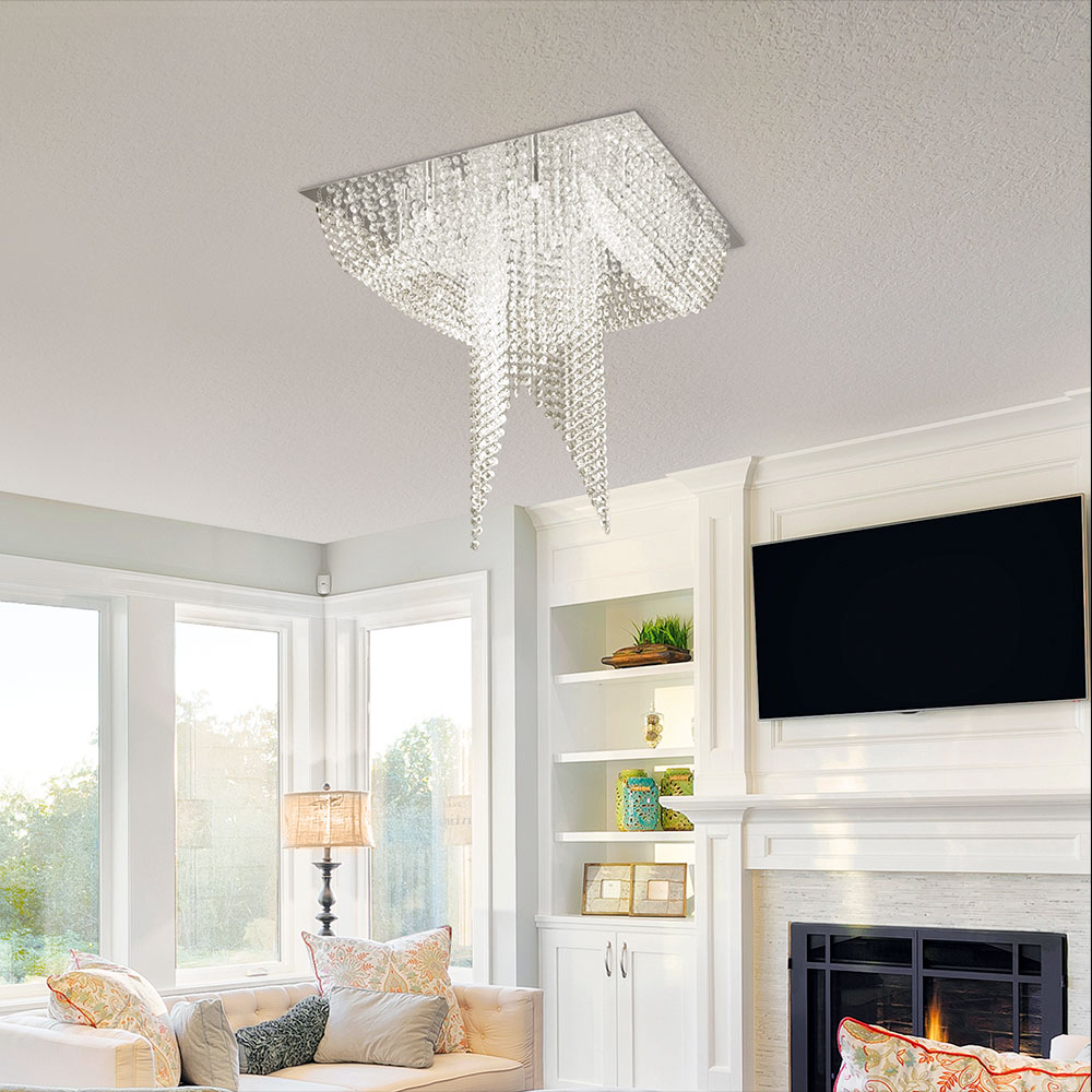 PLAFON FRANCIA 10 LUCES - LIVING - FB Iluminación