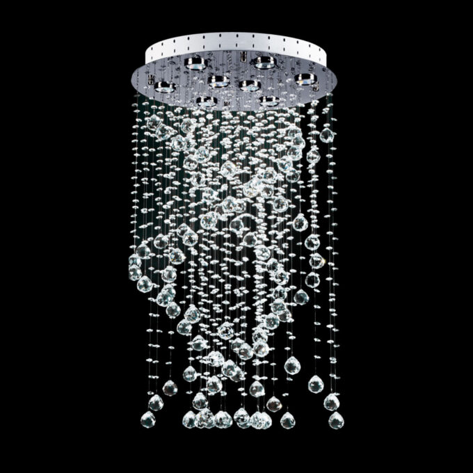 PLAFON COLGANTE TWISTER 6 LUCES - LIVING - FB Iluminación