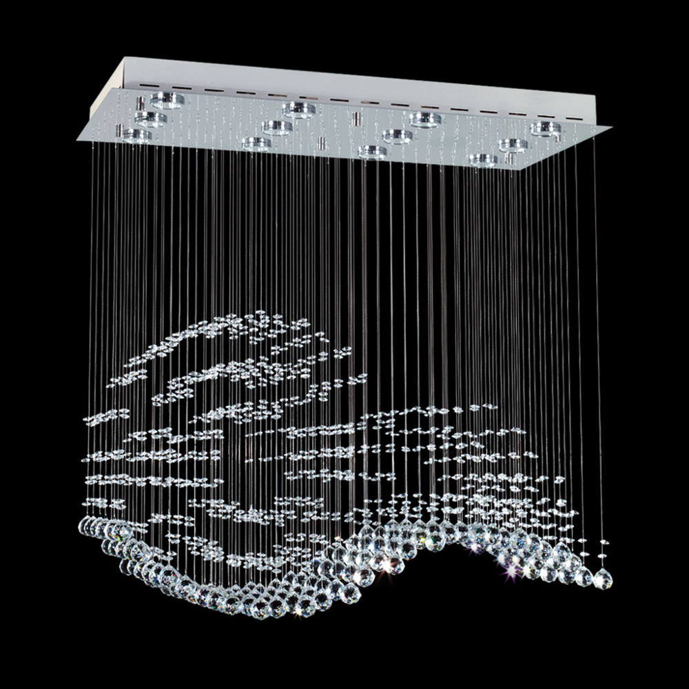 COLGANTE ONDAS 12 LUCES - LIVING - FB Iluminación