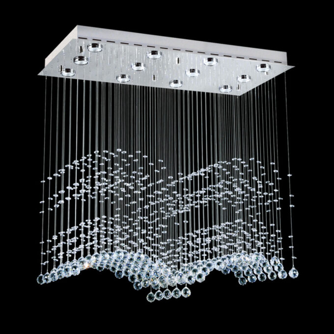 PLAFON COLGANTE ALAS 12 LUCES - LIVING - FB Iluminación