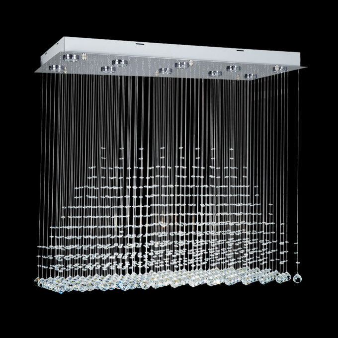 PLAFON COLGANTE KEOPS 12 LUCES - LIVING - FB Iluminación