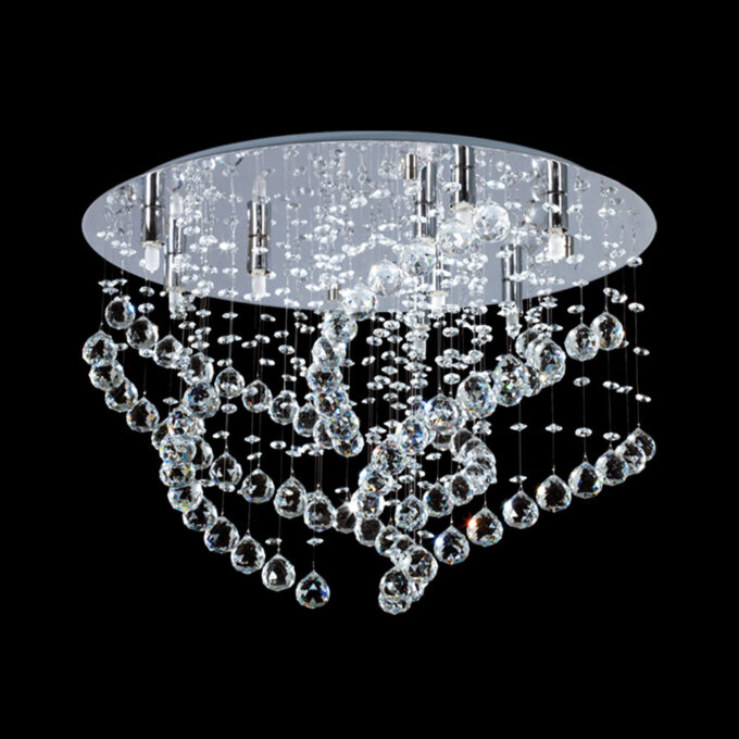 PLAFON ALAVE CORTO 6 LUCES - LIVING - FB Iluminación