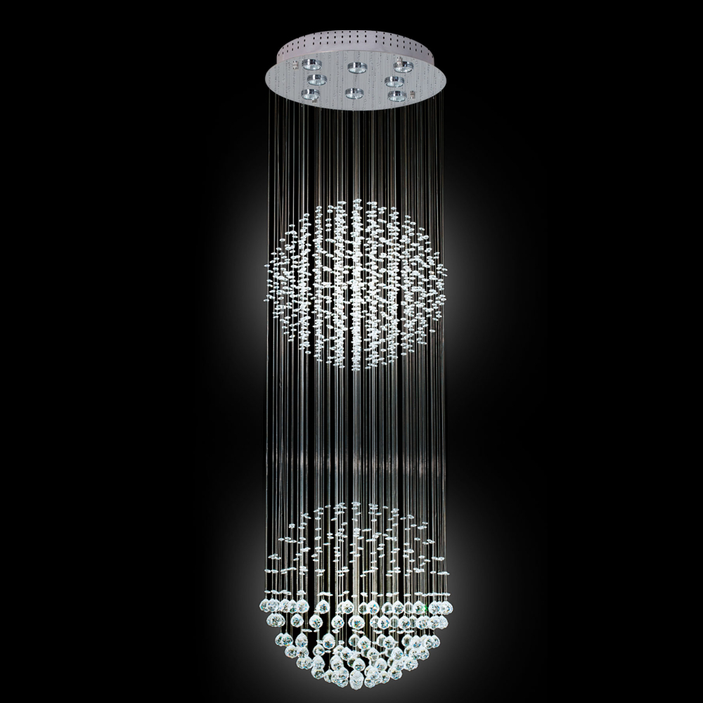 COLGANTE ESFERA DOBLE 6 LUCES - LIVING - FB Iluminación