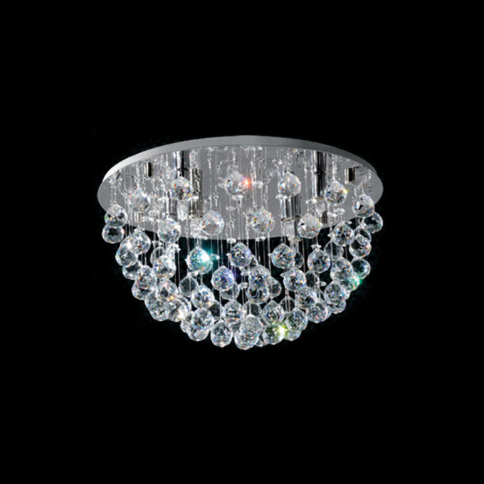 PLAFON MEDIA ESFERA 6 LUCES - LIVING - FB Iluminación