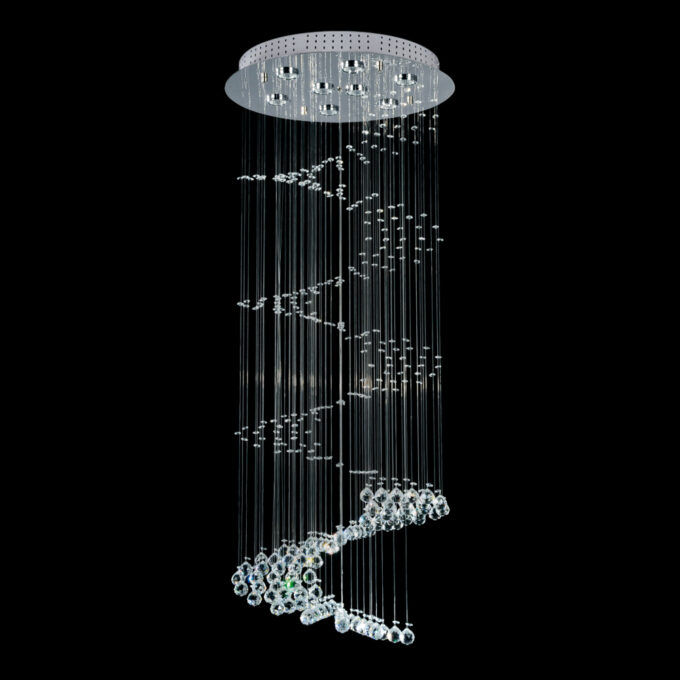 COLGANTE HELIPCE 8 LUCES - LIVING - FB Iluminación