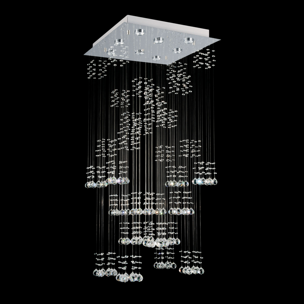 COLGANTE CUBOS LARGOS 8 LUCES - LIVING - FB Iluminación