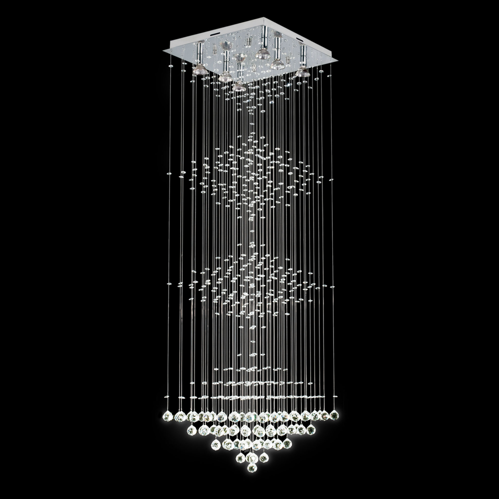 COLGANTE 4 ROMBOS 6 LUCES - LIVING - FB Iluminación