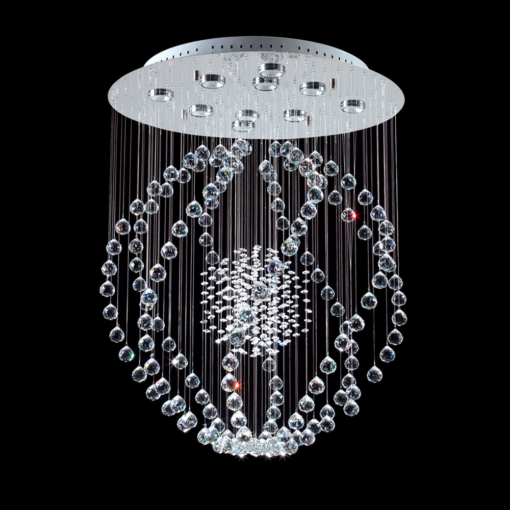 COLGANTE ESFERA CALADA 10 LUCES - LIVING - FB Iluminación