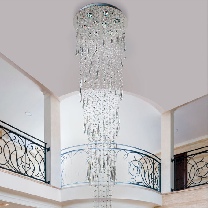 COLGANTE FROZEN 8 LUCES - LIVING - FB Iluminación