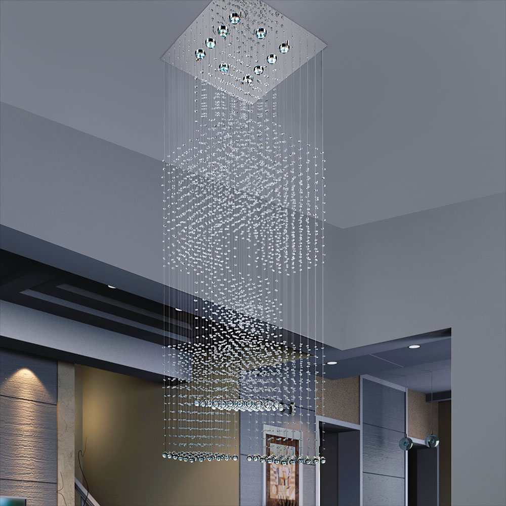 COLGANTE CUBIK 10 LUCES - LIVING - FB Iluminación