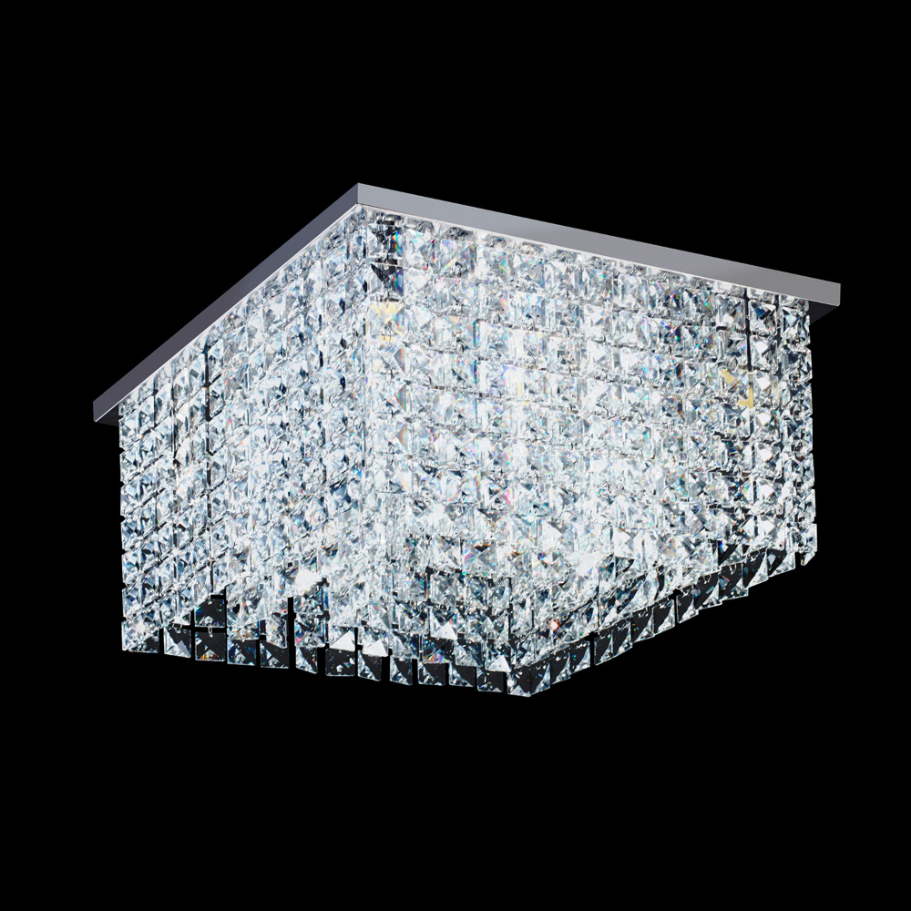 PLAFON CUADRADO RECTO 4 LUCES - LIVING - FB Iluminación