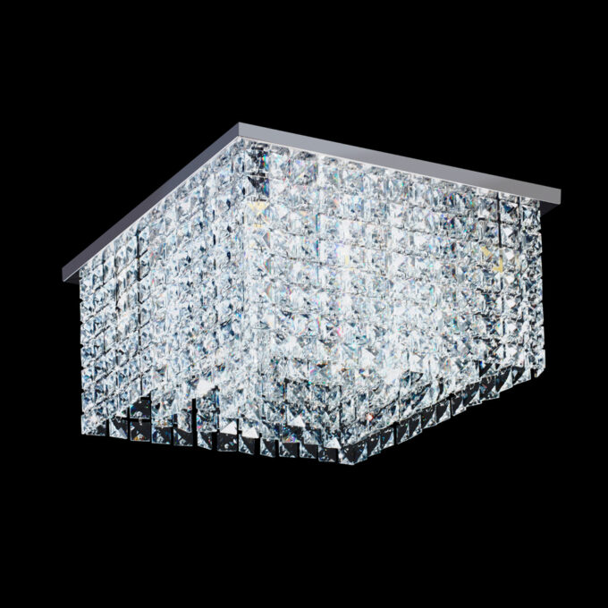 PLAFON CUADRADO RECTO 6 LUCES - LIVING - FB Iluminación