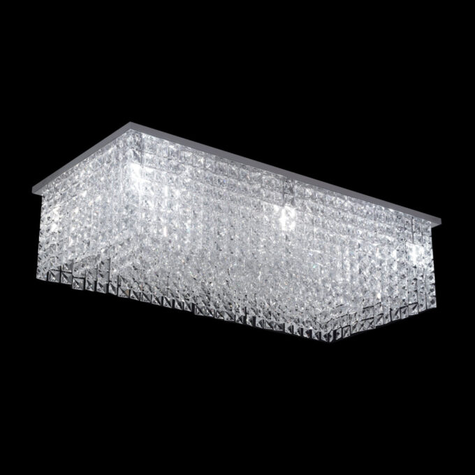 PLAFON RECTANGULO RECTO 12 LUCES - LIVING - FB Iluminación