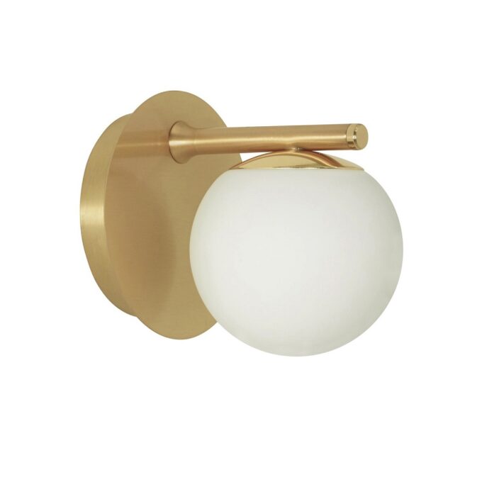 APLIQUE RELLEU 1 LUZ ORO MATE - DORMITORIO - FB Iluminación