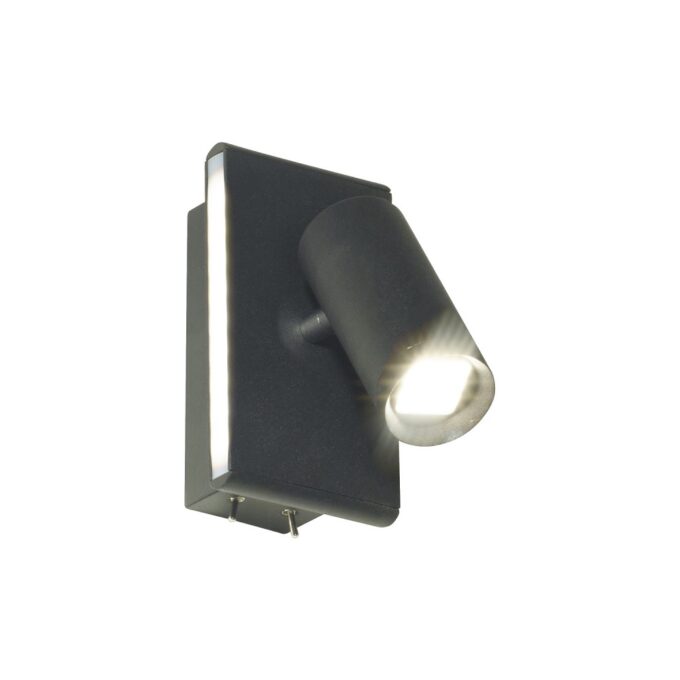 APLIQUE DUO 3 LUCES BLANCO O NEGRO - DORMITORIO - FB Iluminación