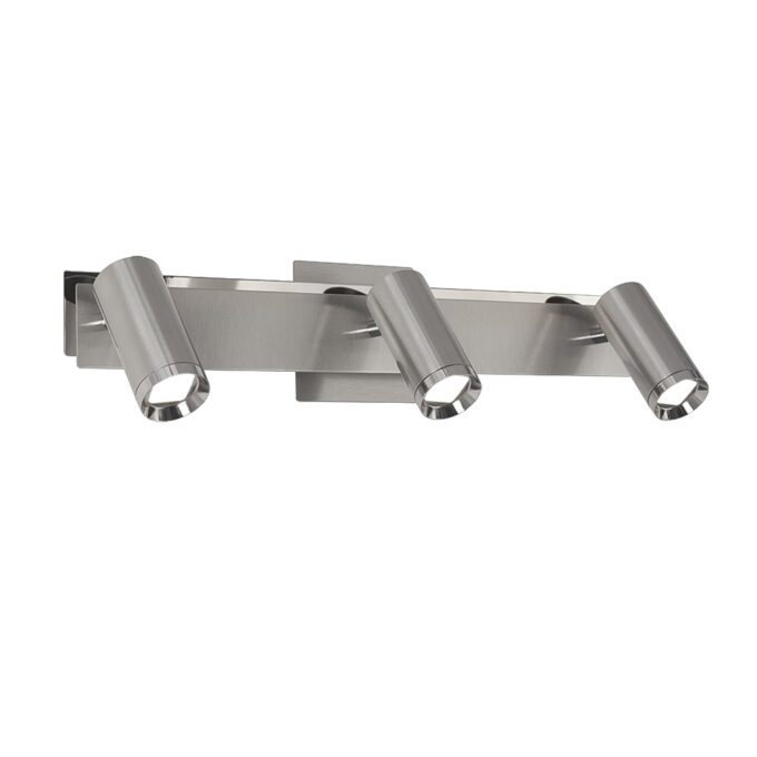 APLIQUE NACHOS 3 LUCES ACERO - COCINA - FB Iluminación