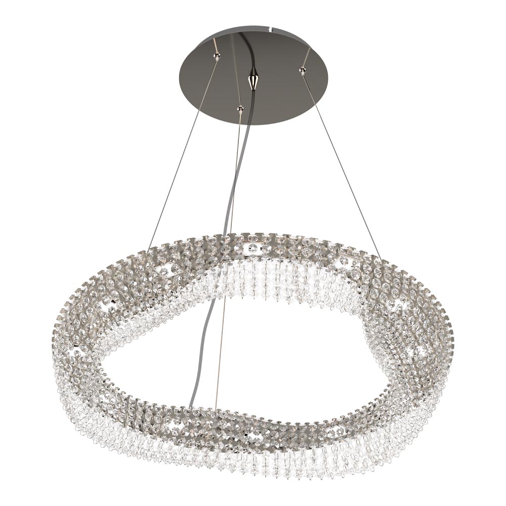 COLGANTE PATAGONIA 12 LUCES CROMO POTENCIA 12x3.4W - LIVING - FB Iluminación