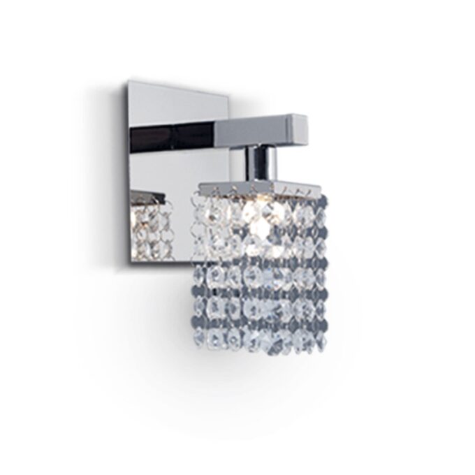 APLIQUE PYTON 1 LUZ CROMO - LIVING - FB Iluminación