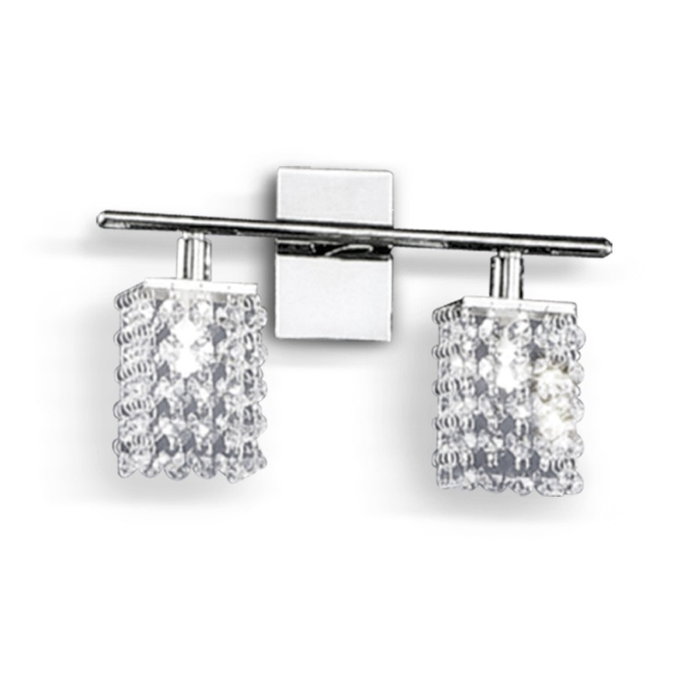 APLIQUE PYTON 2 LUCES CROMO - LIVING - FB Iluminación