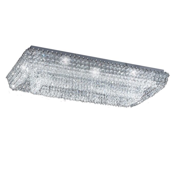 PLAFON PATAGONIA 12 LUCES CROMO POTENCIA 12x3.4W - LIVING - FB Iluminación