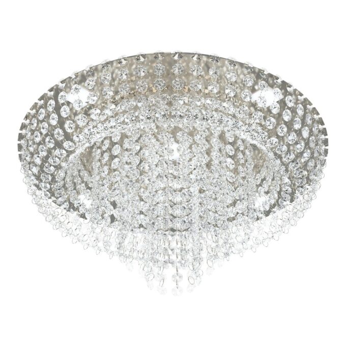 PLAFON PATAGONIA 5 LUCES CROMO POTENCIA 5x6.8W - LIVING - FB Iluminación