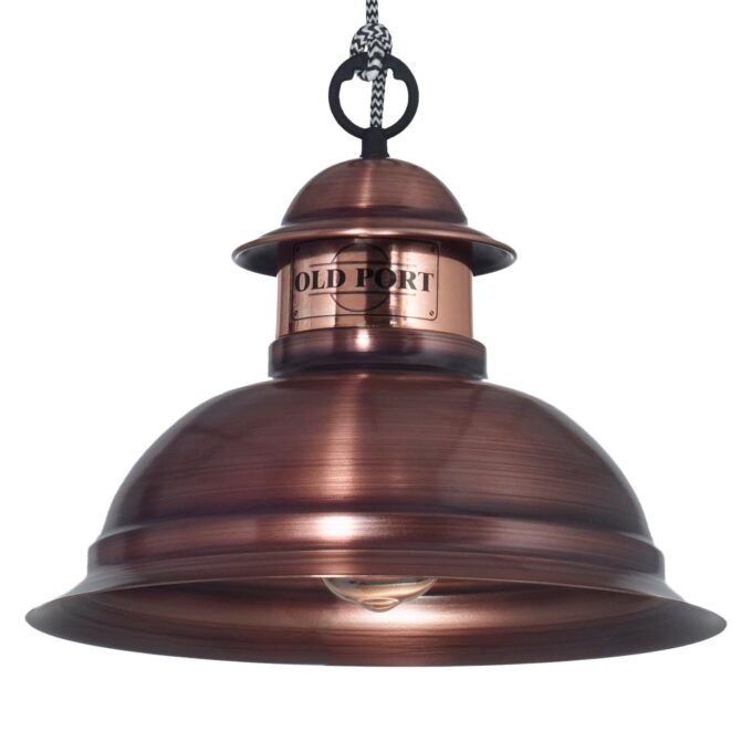 COLGANTE OLD PORT CHICO COBRE - COCINA - FB Iluminación