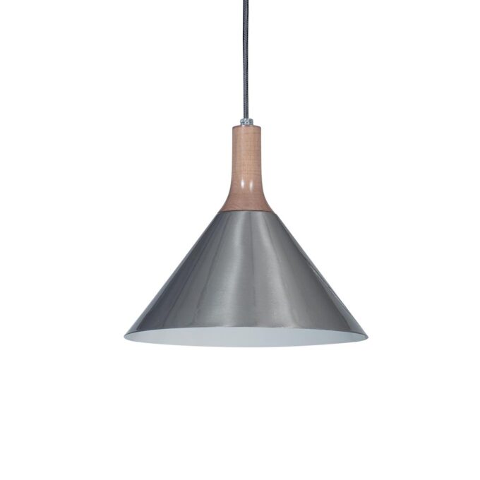 COLGANTE OSAKA 1 LUZ MADERA PLATIL / HAYA - COCINA - FB Iluminación