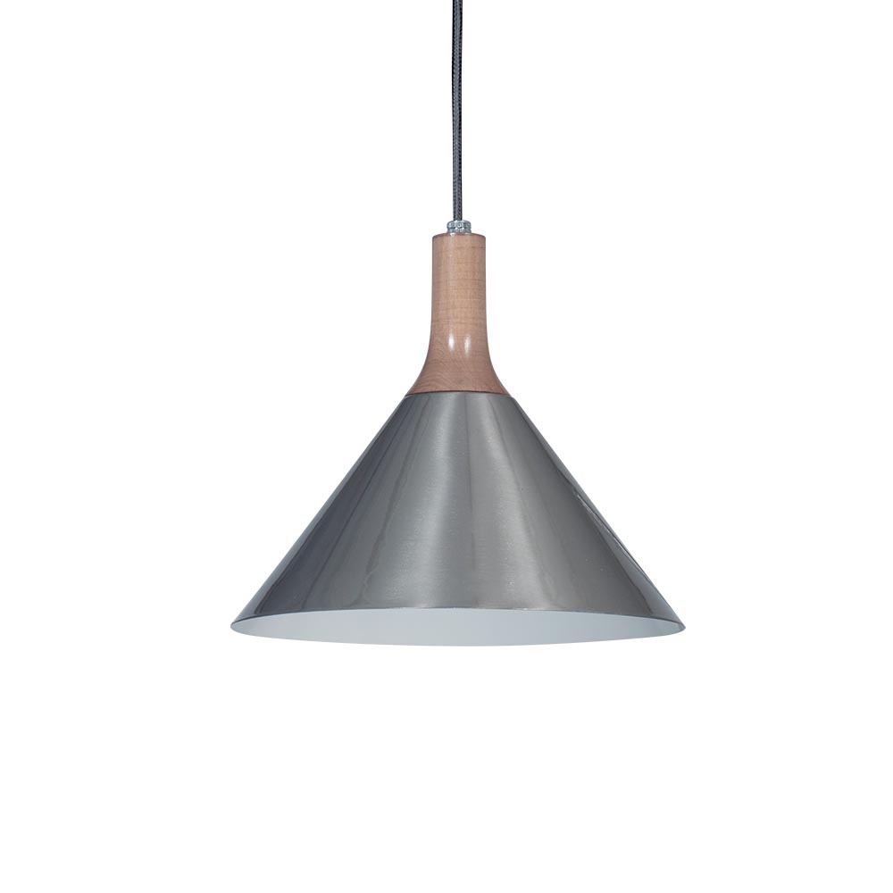 COLGANTE OSAKA 1 LUZ MADERA PLATIL / HAYA - COCINA - FB Iluminación