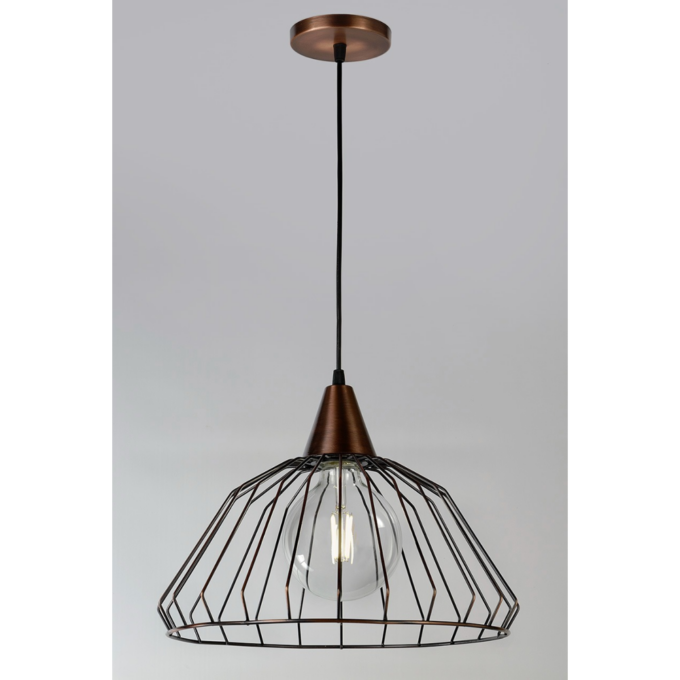 COLGANTE Renata 1L COBRE VIEJO - LIVING - FB Iluminación