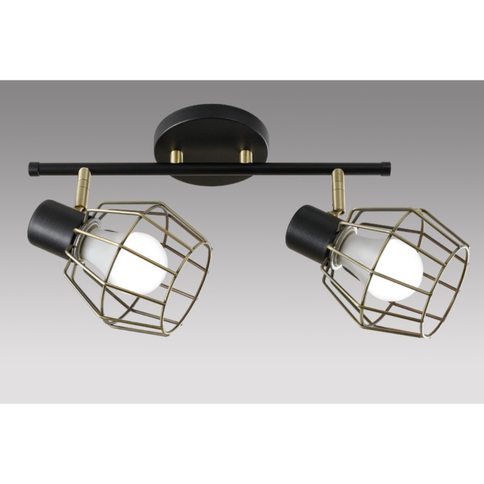 SISTEMA PARED Pantalla diamante 2L BRONCE - LIVING - FB Iluminación