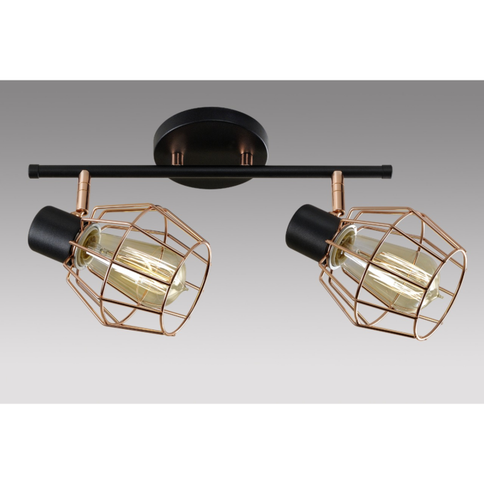 SISTEMA PARED Pantalla diamante 2L COBRE - LIVING - FB Iluminación