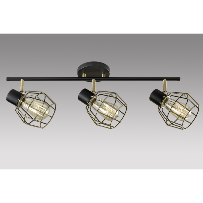 SISTEMA PARED Pantalla diamante 3L BRONCE - LIVING - FB Iluminación