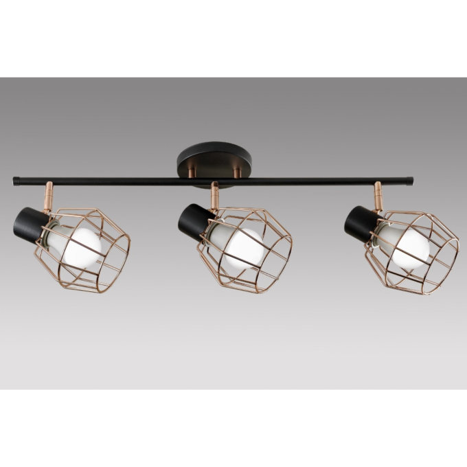 SISTEMA PARED Pantalla diamante 3L COBRE - LIVING - FB Iluminación