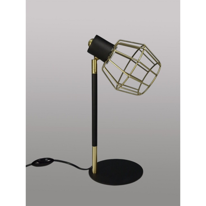 VELADOR JAULA Pantalla diamante 1L BRONCE - DORMITORIO - FB Iluminación