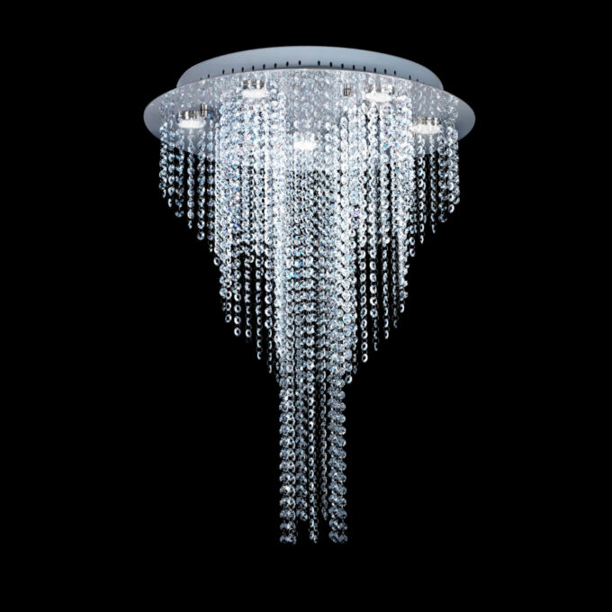 PLAFON COLGANTE SATURNO 9 LUCES - LIVING - FB Iluminación