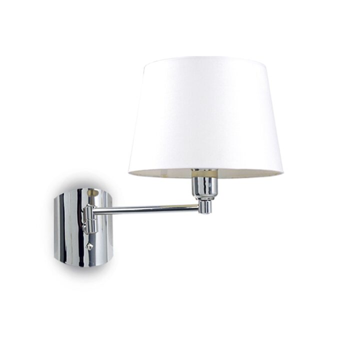 APLIQUE BARCELONA 1 LUZ CROMO / ORO - DORMITORIO - FB Iluminación