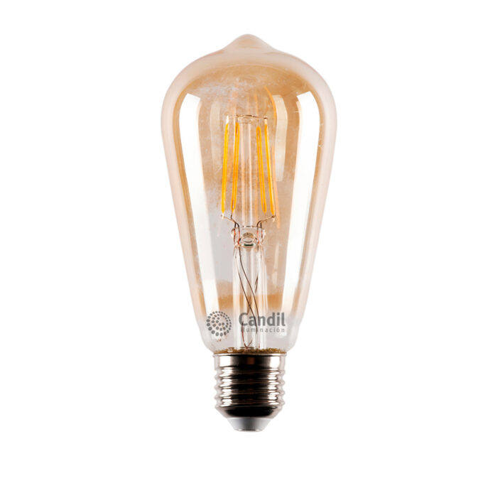Lámpara FILAMENTOS LED vintage ST-58 CLARA 5W CALIDO - Focos - FB Iluminación
