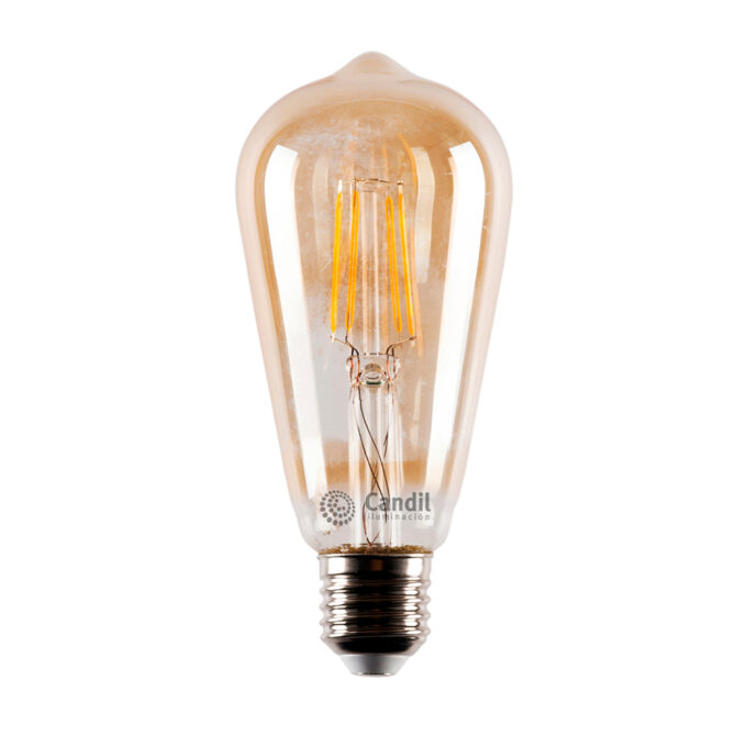 Lámpara FILAMENTOS LED vintage ST-64 CLARA 7W CALIDO - Focos - FB Iluminación