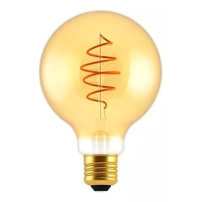 Lámpara FILAMENTOS LED vintage gold GLOBO G-95 5W CALIDO - Focos - FB Iluminación